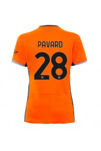 Fotbalové Dres Inter Milan Benjamin Pavard #28 Dámské Třetí Oblečení 2023-24 Krátký Rukáv